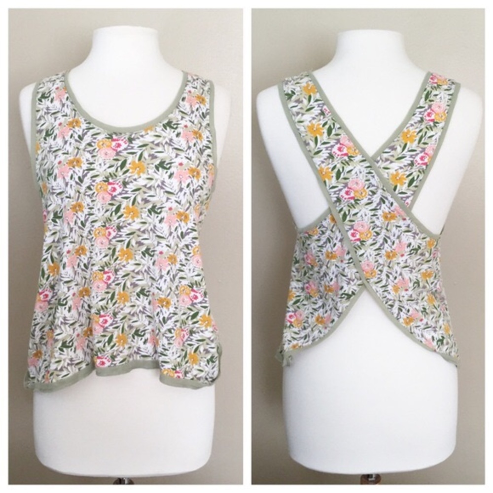 UO open back shirt